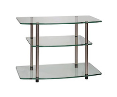 Oakestry Classic Glass TV Stand, Glass | free-classifieds-canada.com - 1