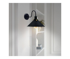 Industrial Wall Lamp Gooseneck Wall Sconce White Barn Light Home Restaurant Farmhouse | free-classifieds-canada.com - 1