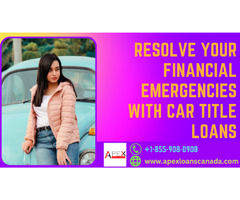 Resolve your financial emergencies with car title loans | free-classifieds-canada.com - 1