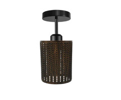 Metal Ceiling Light Shade Pendant Industrial Barrel Wire Cage Lampshade Lamp | free-classifieds-canada.com - 3