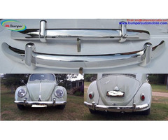 Volkswagen Beetle Euro style bumper (1955-1972) by stainless steel   (VW Käfer Euro typ stoßfänger) | free-classifieds-canada.com - 1