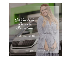 Borrow money against your vehicle with Car Title Loans Brampton  | free-classifieds-canada.com - 1