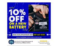 10% Off on a New Battery Calgary | free-classifieds-canada.com - 1