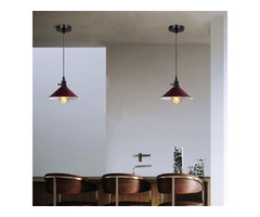 Cone Shades Metal E26 Black Holder With Switch adjustable Hanging pendant light~1557 | free-classifieds-canada.com - 6