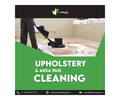 Upholstery Cleaning in Milton – Your Need by Fresh Maple | free-classifieds-canada.com - 1