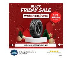 Black Friday Sale on Warden Tires | free-classifieds-canada.com - 1