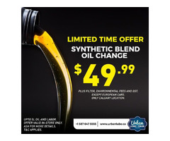 $49.99 Synthetic Blend Oil Change in Calgary | free-classifieds-canada.com - 1