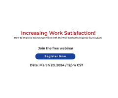 Boost Work Satisfaction: Join Our Free Webinar on Well-being Intelligence Curriculum! | free-classifieds-canada.com - 1