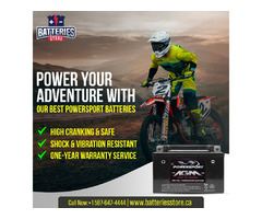 Shop Powersport Battery in Calgary from Batteries Store | free-classifieds-canada.com - 1