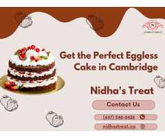 Order Perfect Eggless Cake in Cambridge | Nidha's Treat | free-classifieds-canada.com - 1