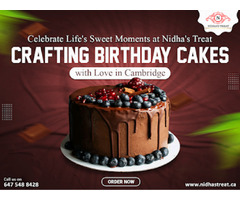 Order Custom Cakes for Birthday in Cambridge | Nidha's Treat | free-classifieds-canada.com - 1