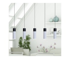 VELA 5 Mini Pendant Lighting Black-White - LED Hanging Light | free-classifieds-canada.com - 1