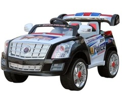 12V Child Ride on POLICE CAR  with Ignition Sound Remote, Songs, Doors | free-classifieds-canada.com - 2