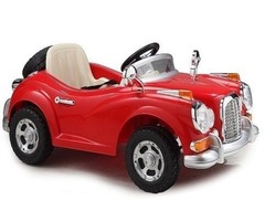 12V Child Ride on Toys CLASSIC CAR with Ignition Sound Remote, Songs, Doors | free-classifieds-canada.com - 2