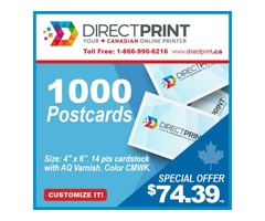 1000 Custom Standard Postcards - PRINTING | free-classifieds-canada.com - 1