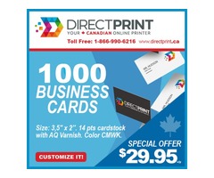 1000 Business Cards 14pts R/V Vanish - PRINTING | free-classifieds-canada.com - 1