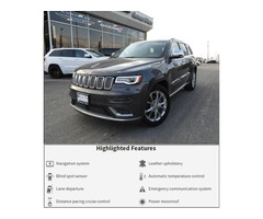 Certified Pre-Owned 2019 Jeep Grand Cherokee Summit 4x4 EXECUTIVE DEMO SUV - Granite Crystal Met CC | free-classifieds-canada.com - 1
