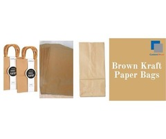 Wholesale Kraft paper bags with handles | free-classifieds-canada.com - 1