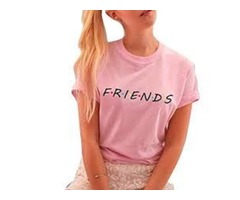 Friends TV Show T-Shirts Womens Summer Casual Short Sleeve Tops Graphic Tees | free-classifieds-canada.com - 3