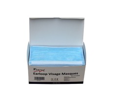 Fortec  Surgical Face Mask Non-woven 3 Ply Ear-Loop 50 Pcs /Box  | free-classifieds-canada.com - 1